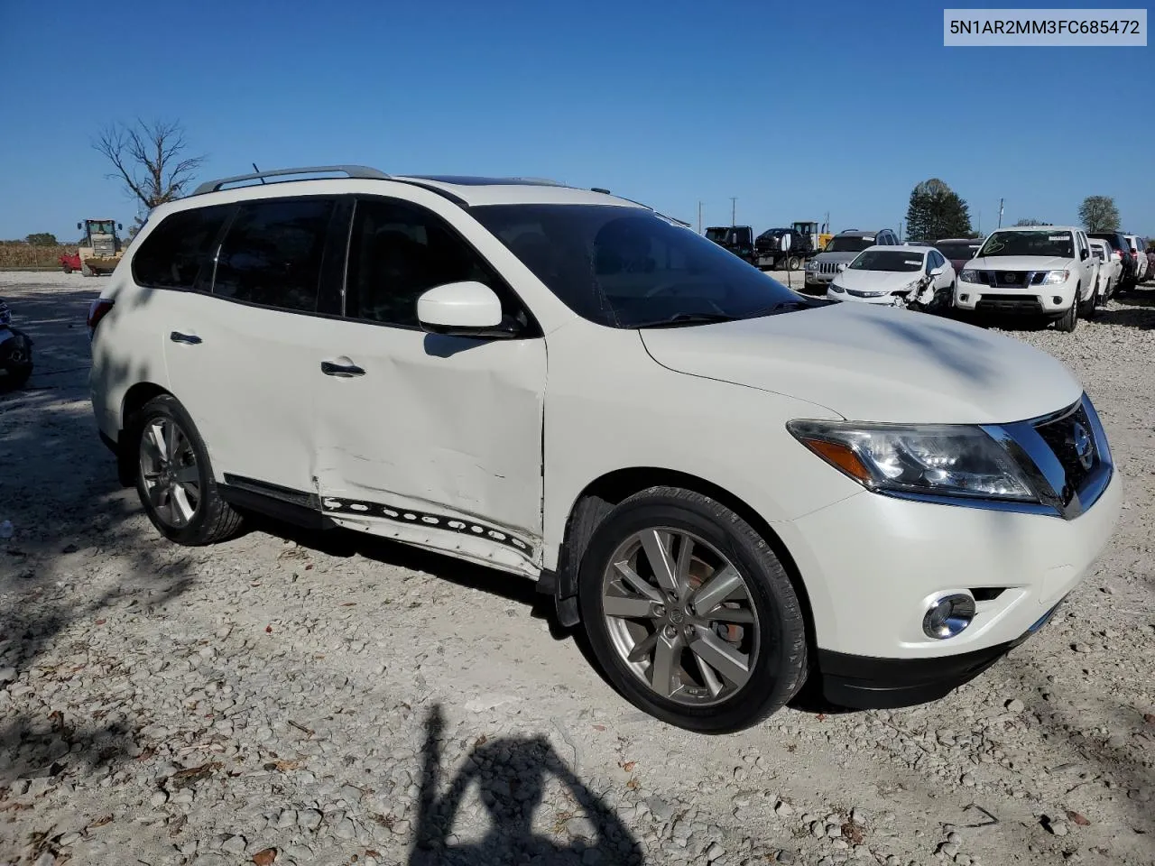 2015 Nissan Pathfinder S VIN: 5N1AR2MM3FC685472 Lot: 74936554