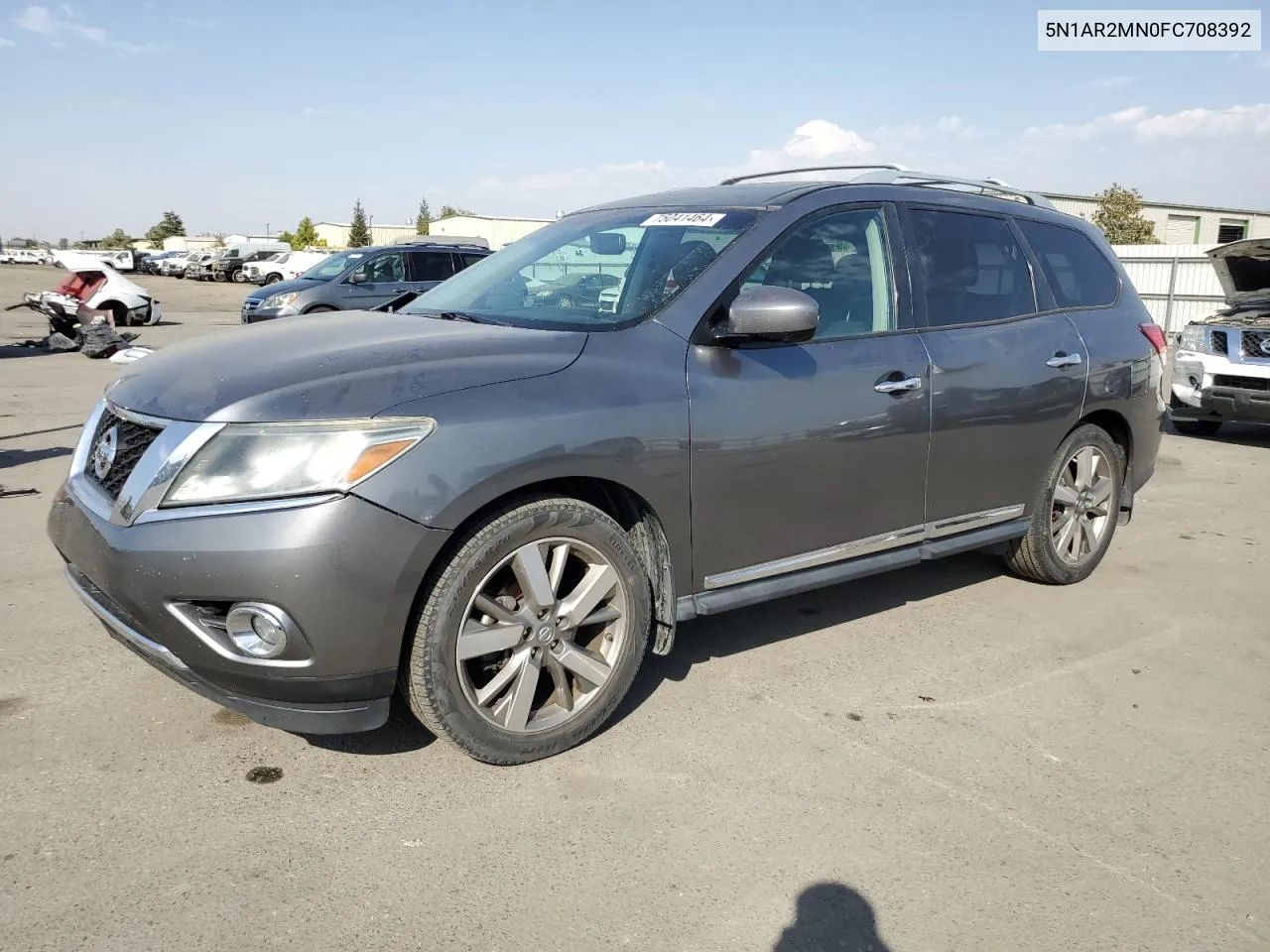 2015 Nissan Pathfinder S VIN: 5N1AR2MN0FC708392 Lot: 75041464