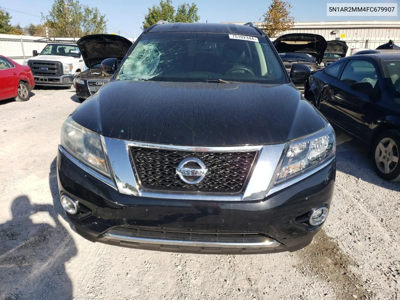 2015 Nissan Pathfinder S VIN: 5N1AR2MM4FC679907 Lot: 75102344