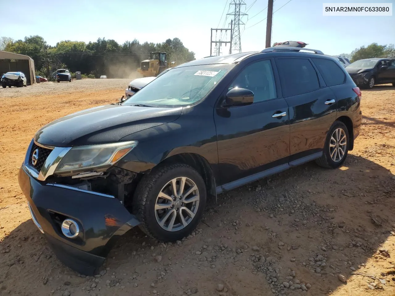 2015 Nissan Pathfinder S VIN: 5N1AR2MN0FC633080 Lot: 75211254