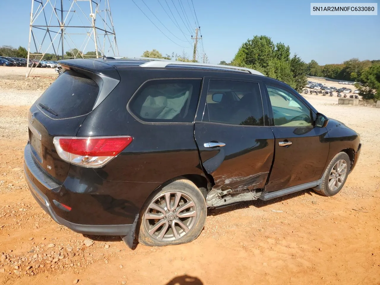 2015 Nissan Pathfinder S VIN: 5N1AR2MN0FC633080 Lot: 75211254