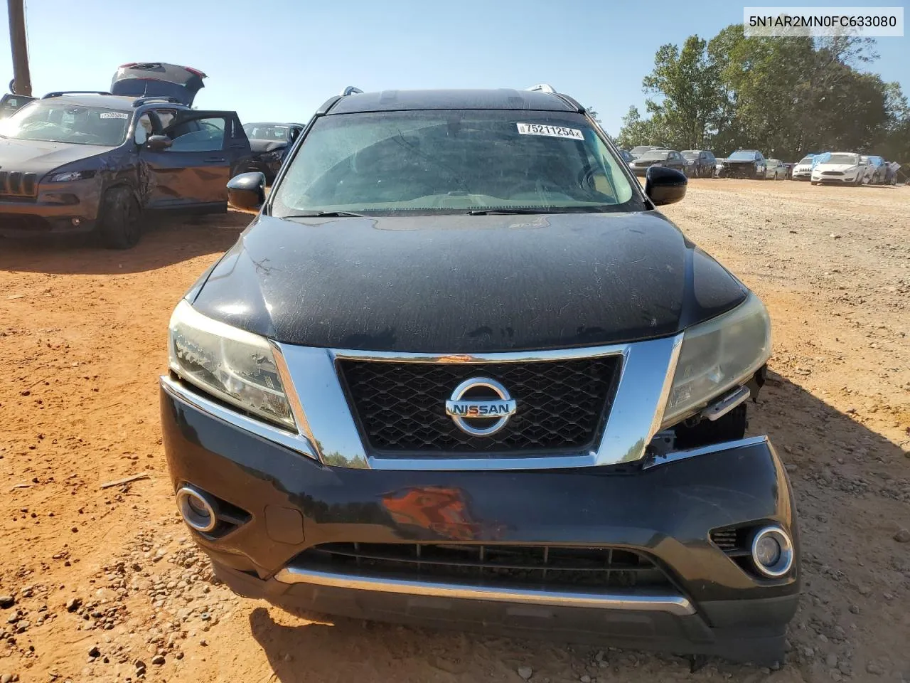 2015 Nissan Pathfinder S VIN: 5N1AR2MN0FC633080 Lot: 75211254