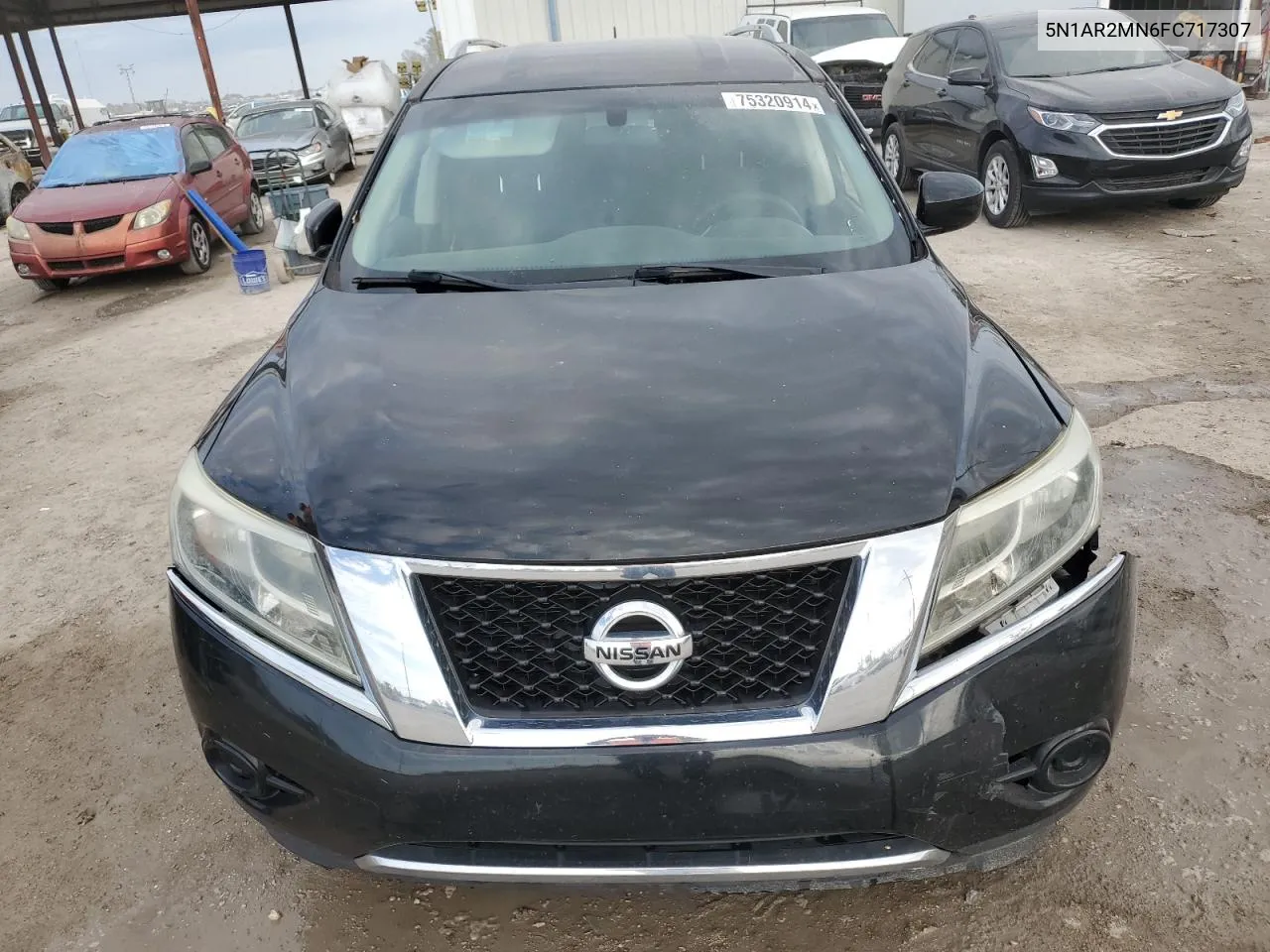 2015 Nissan Pathfinder S VIN: 5N1AR2MN6FC717307 Lot: 75320914