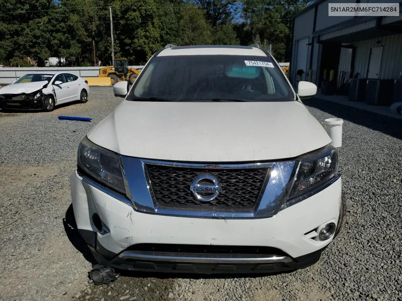 2015 Nissan Pathfinder S VIN: 5N1AR2MM6FC714284 Lot: 75421754