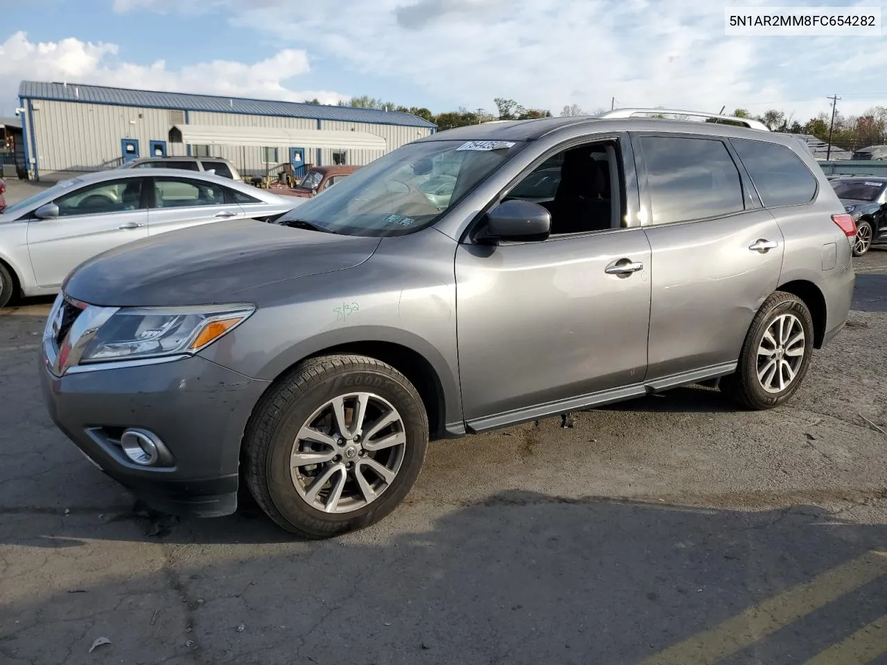 2015 Nissan Pathfinder S VIN: 5N1AR2MM8FC654282 Lot: 75442504