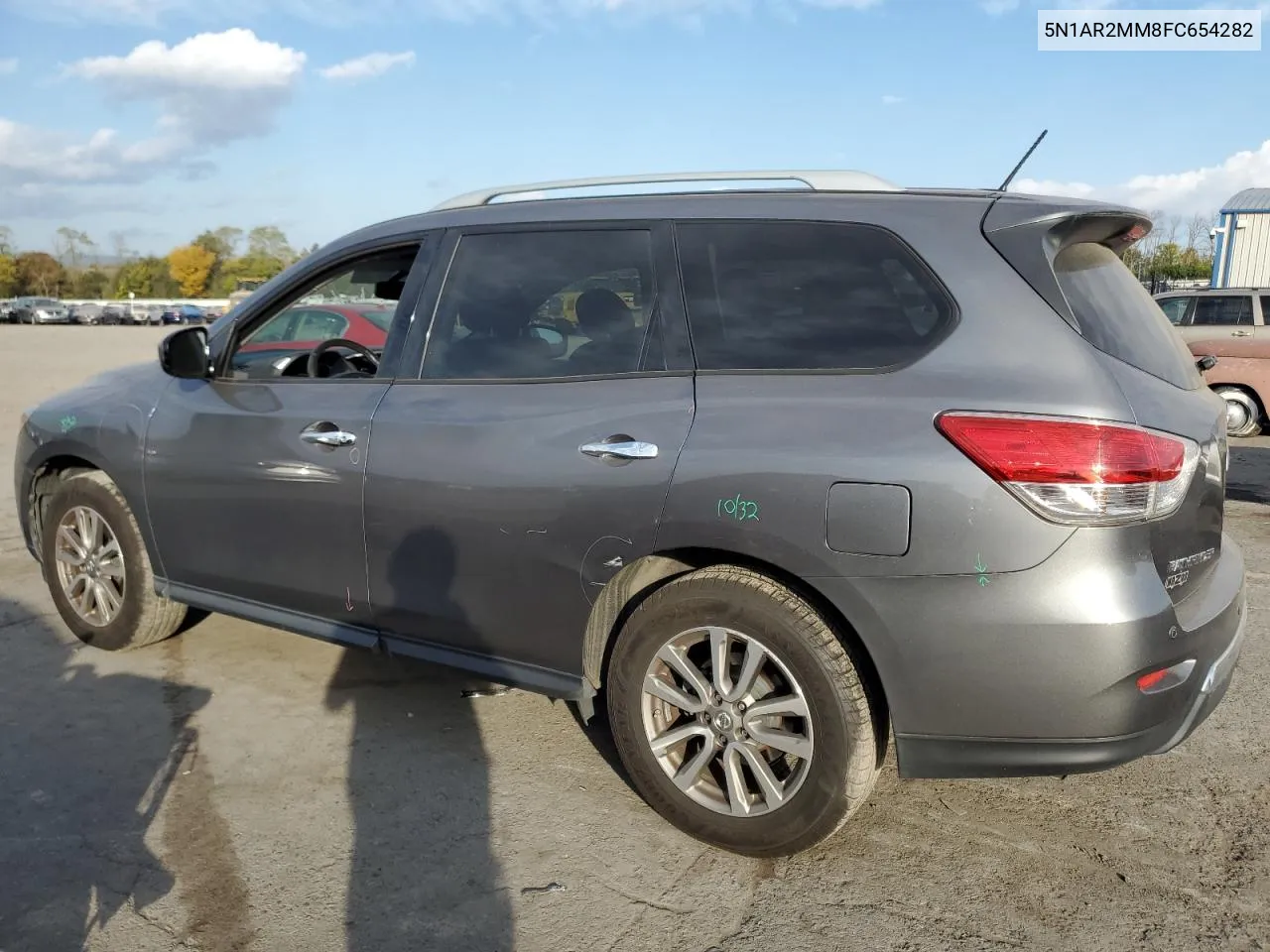 2015 Nissan Pathfinder S VIN: 5N1AR2MM8FC654282 Lot: 75442504