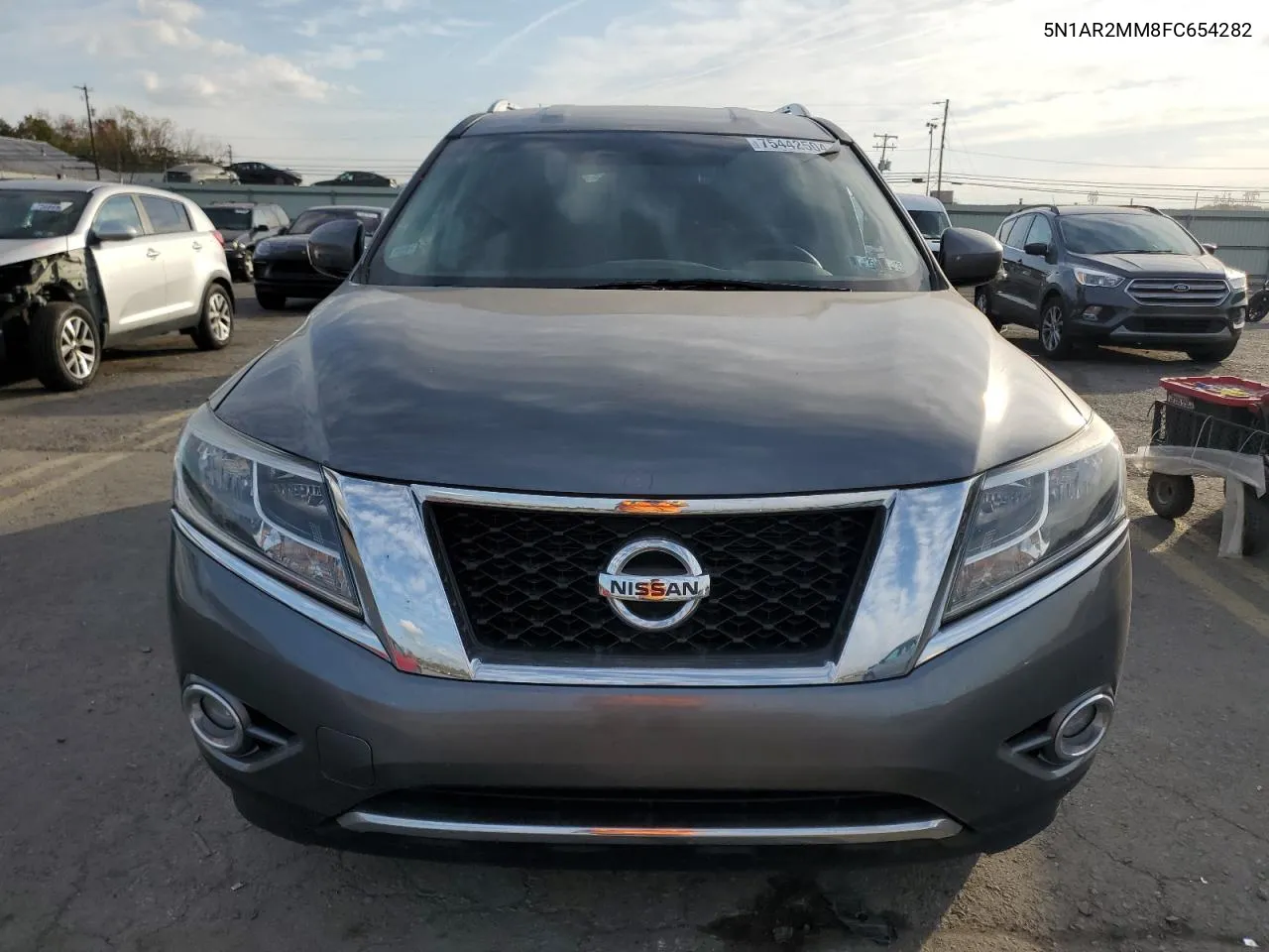 2015 Nissan Pathfinder S VIN: 5N1AR2MM8FC654282 Lot: 75442504