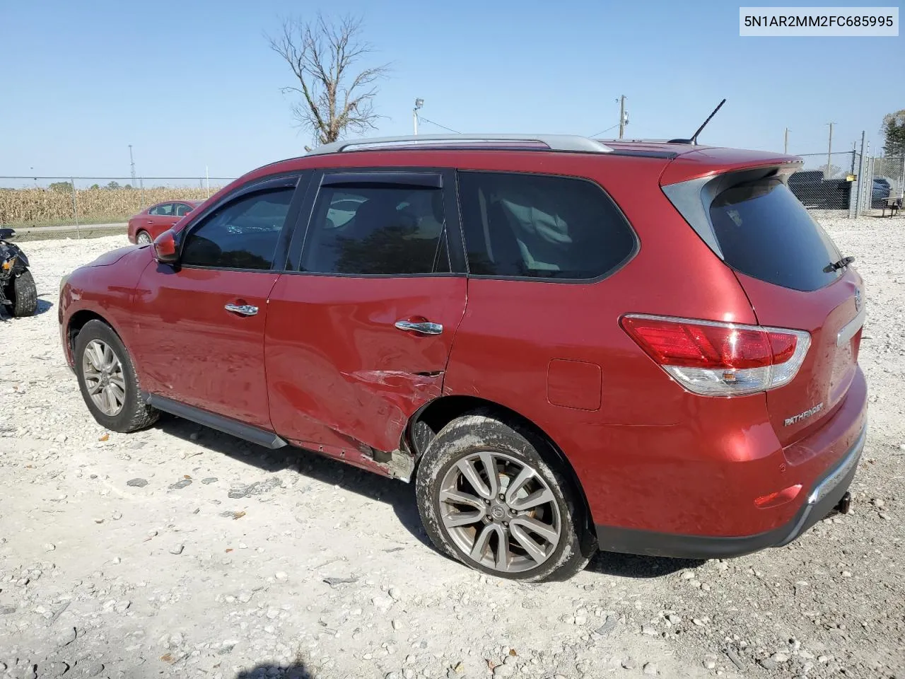 2015 Nissan Pathfinder S VIN: 5N1AR2MM2FC685995 Lot: 75562164