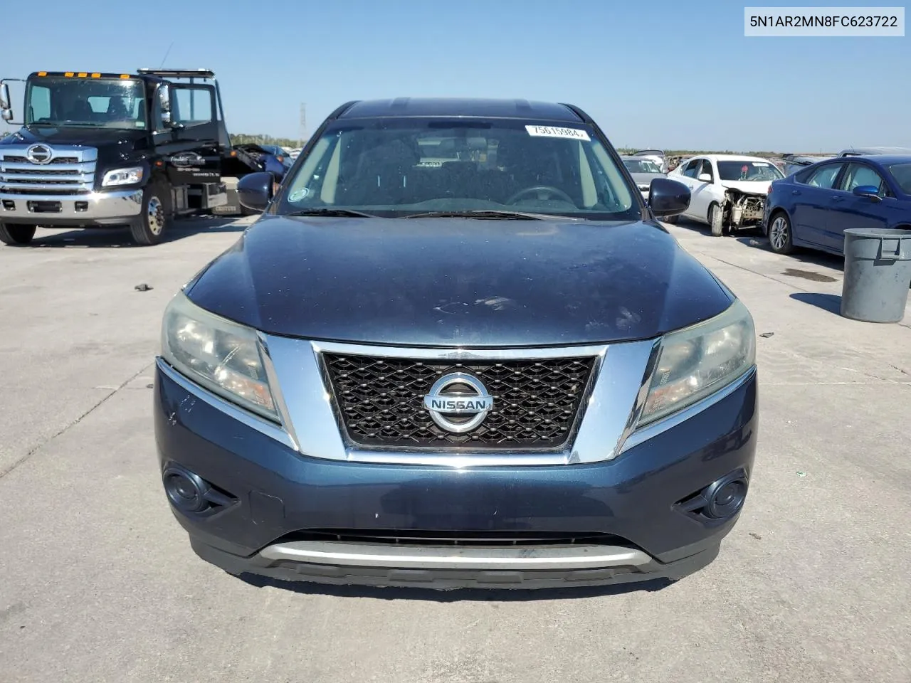 2015 Nissan Pathfinder S VIN: 5N1AR2MN8FC623722 Lot: 75615984