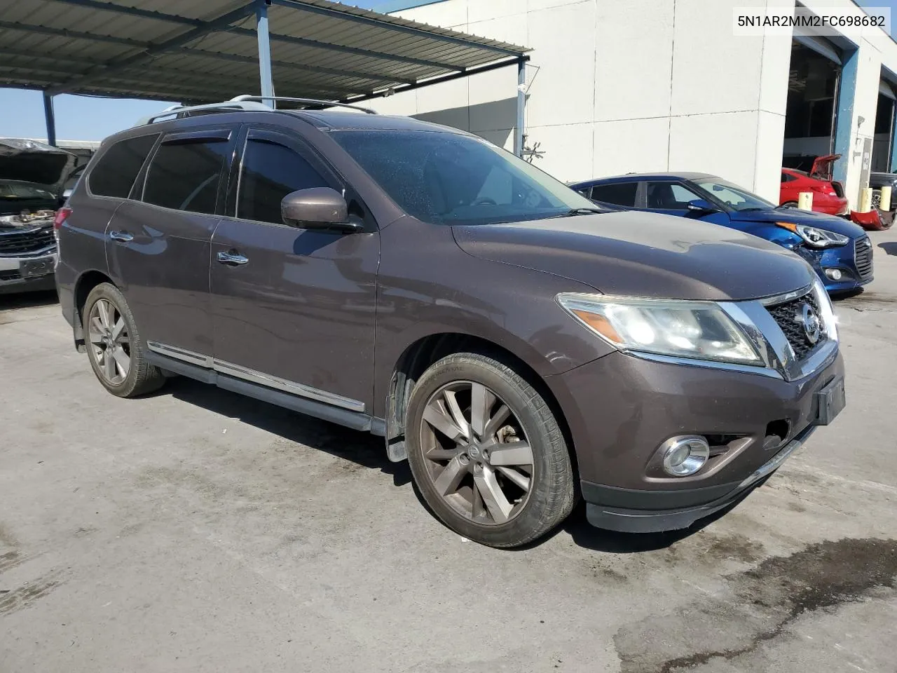 2015 Nissan Pathfinder S VIN: 5N1AR2MM2FC698682 Lot: 75652084