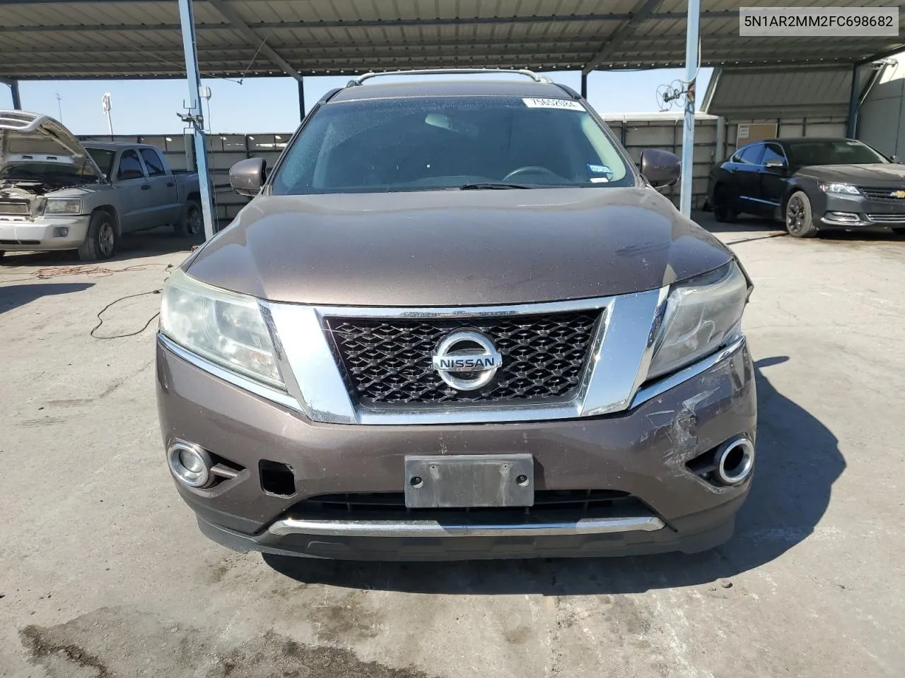 2015 Nissan Pathfinder S VIN: 5N1AR2MM2FC698682 Lot: 75652084