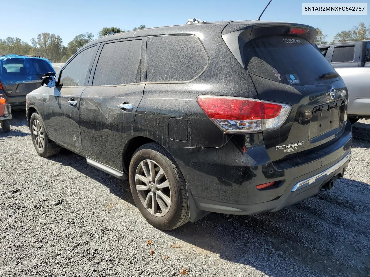 2015 Nissan Pathfinder S VIN: 5N1AR2MNXFC642787 Lot: 75667764