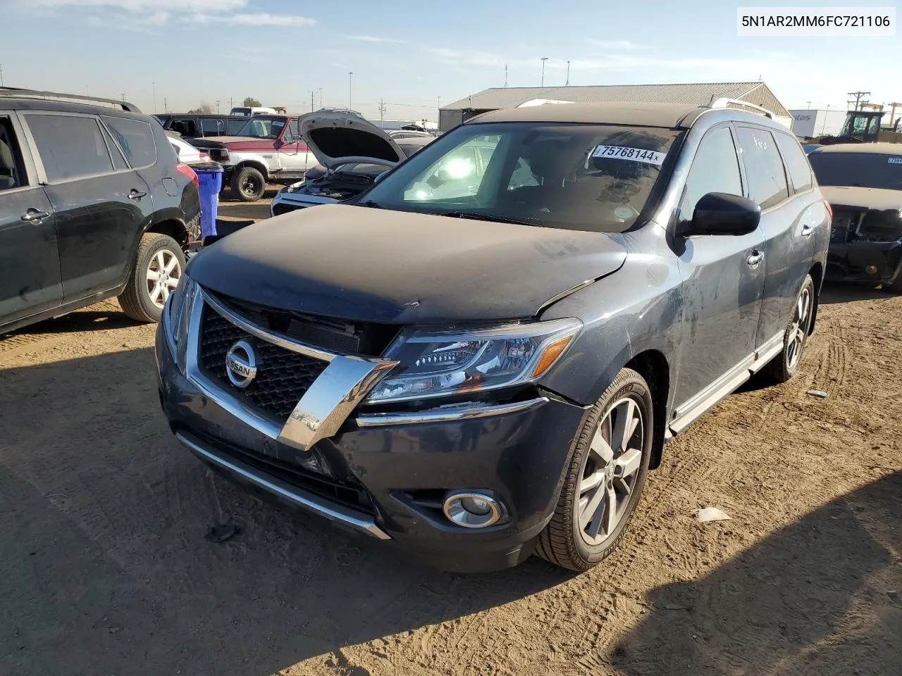 2015 Nissan Pathfinder S VIN: 5N1AR2MM6FC721106 Lot: 75768144