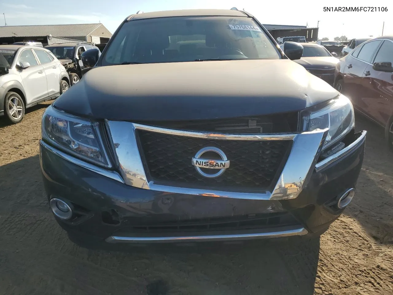 2015 Nissan Pathfinder S VIN: 5N1AR2MM6FC721106 Lot: 75768144