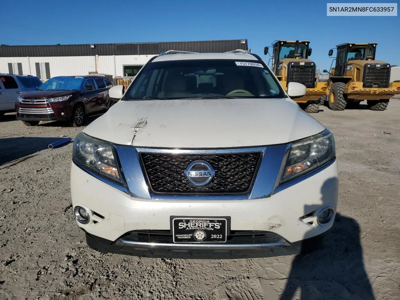 2015 Nissan Pathfinder S VIN: 5N1AR2MN8FC633957 Lot: 75770034