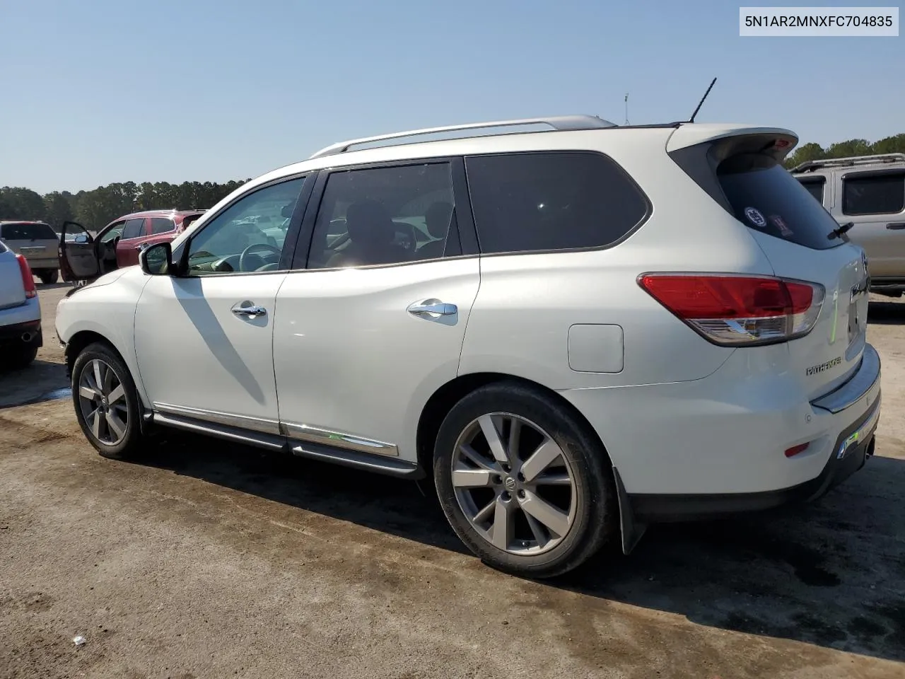 2015 Nissan Pathfinder S VIN: 5N1AR2MNXFC704835 Lot: 75858654