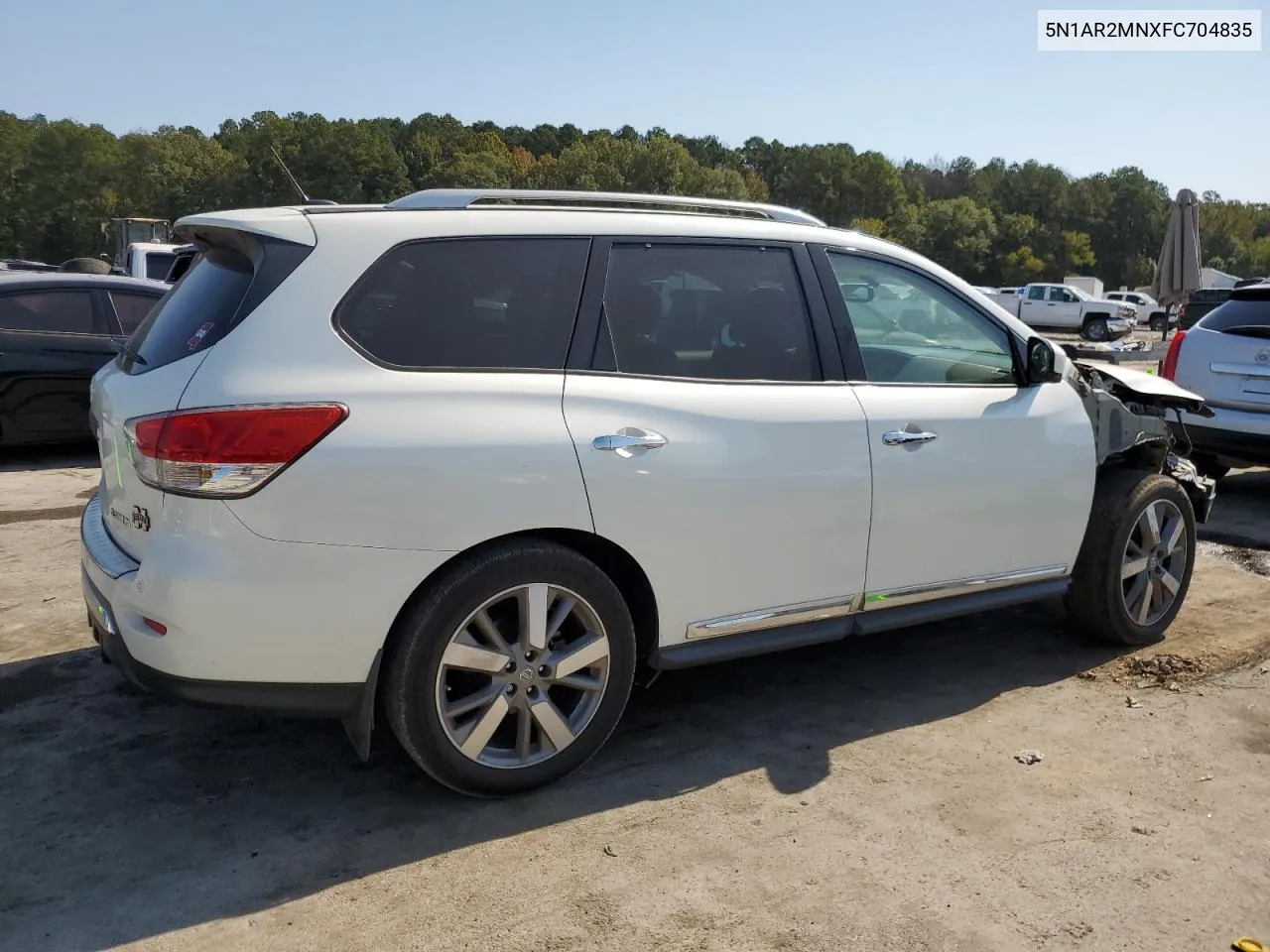 2015 Nissan Pathfinder S VIN: 5N1AR2MNXFC704835 Lot: 75858654