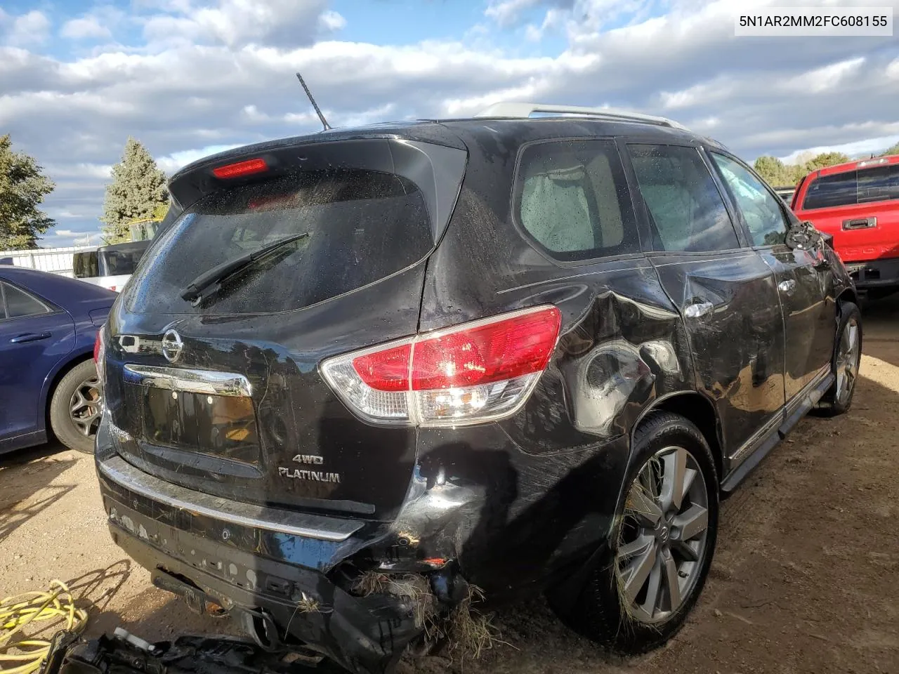 2015 Nissan Pathfinder S VIN: 5N1AR2MM2FC608155 Lot: 76047854