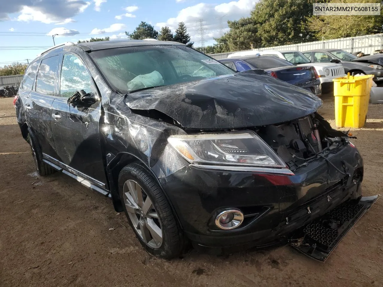 2015 Nissan Pathfinder S VIN: 5N1AR2MM2FC608155 Lot: 76047854