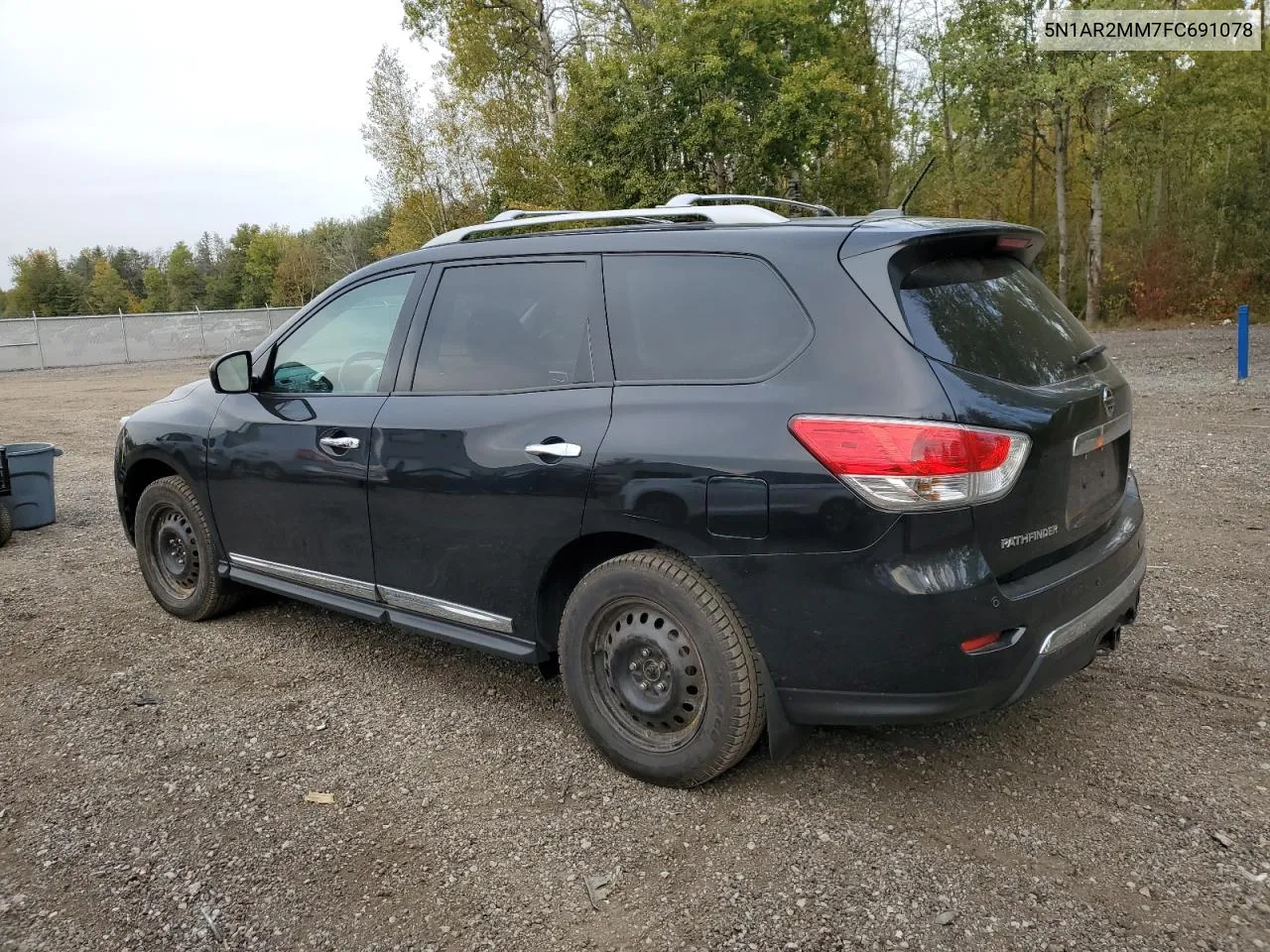 2015 Nissan Pathfinder S VIN: 5N1AR2MM7FC691078 Lot: 76064424