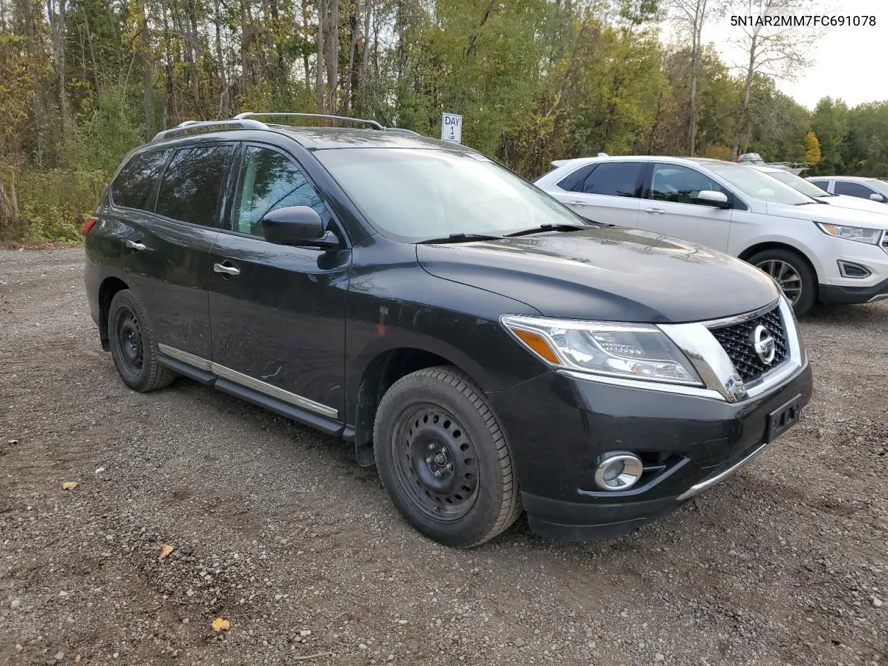 2015 Nissan Pathfinder S VIN: 5N1AR2MM7FC691078 Lot: 76064424