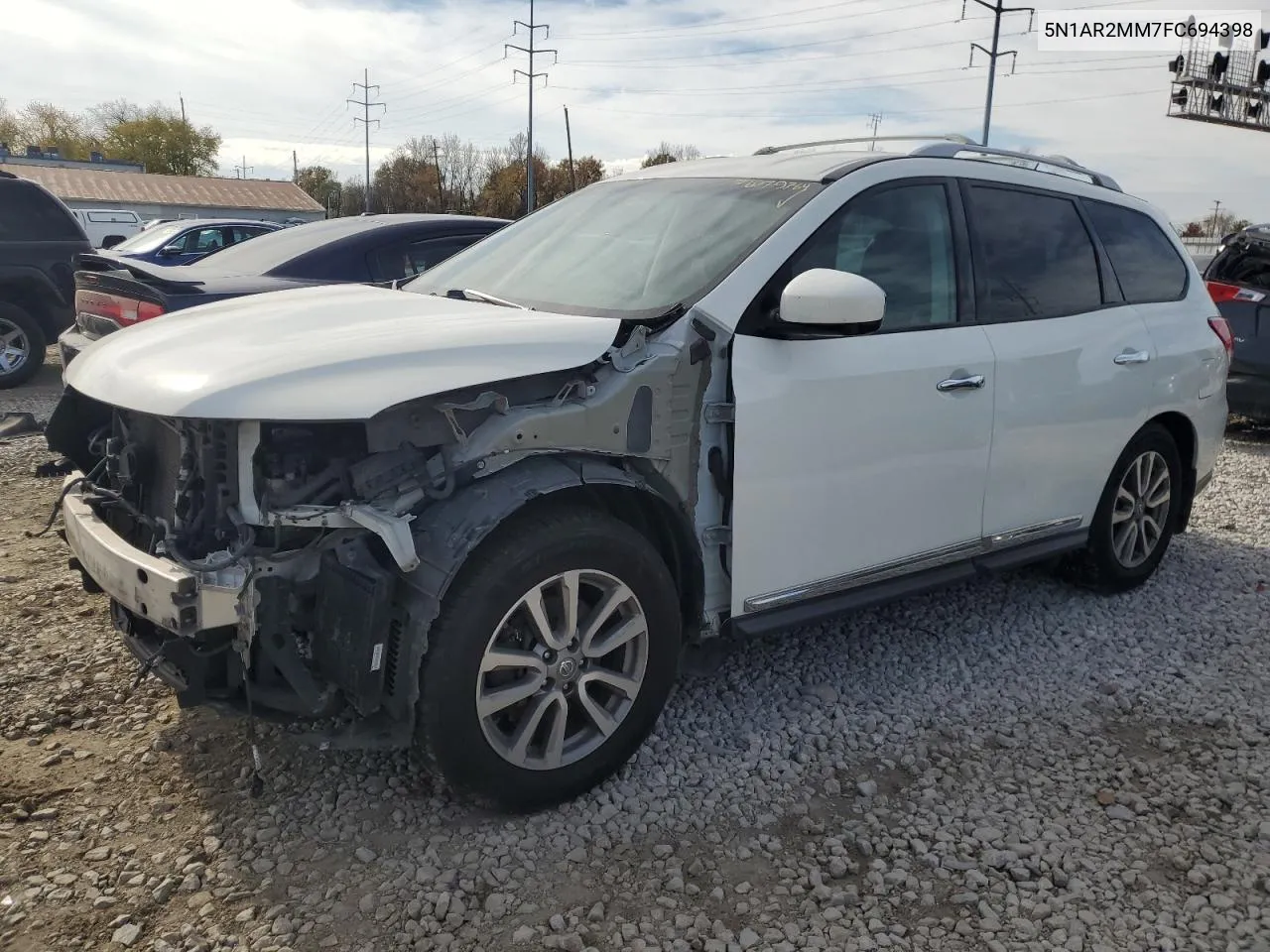 2015 Nissan Pathfinder S VIN: 5N1AR2MM7FC694398 Lot: 76079764