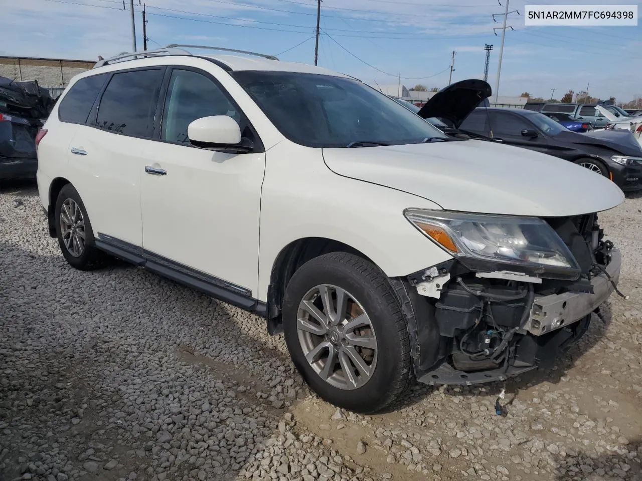 2015 Nissan Pathfinder S VIN: 5N1AR2MM7FC694398 Lot: 76079764