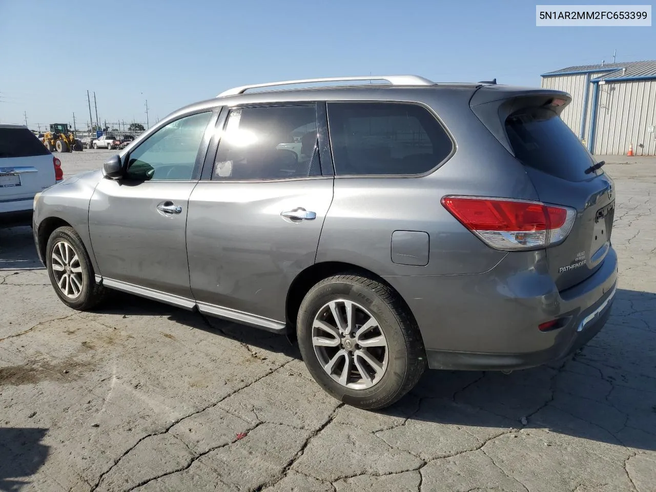 2015 Nissan Pathfinder S VIN: 5N1AR2MM2FC653399 Lot: 76106564