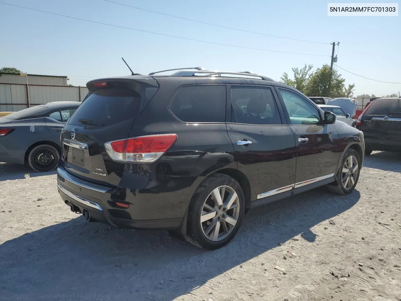 2015 Nissan Pathfinder S VIN: 5N1AR2MM7FC701303 Lot: 76111754