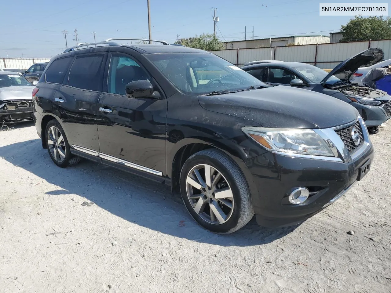 2015 Nissan Pathfinder S VIN: 5N1AR2MM7FC701303 Lot: 76111754