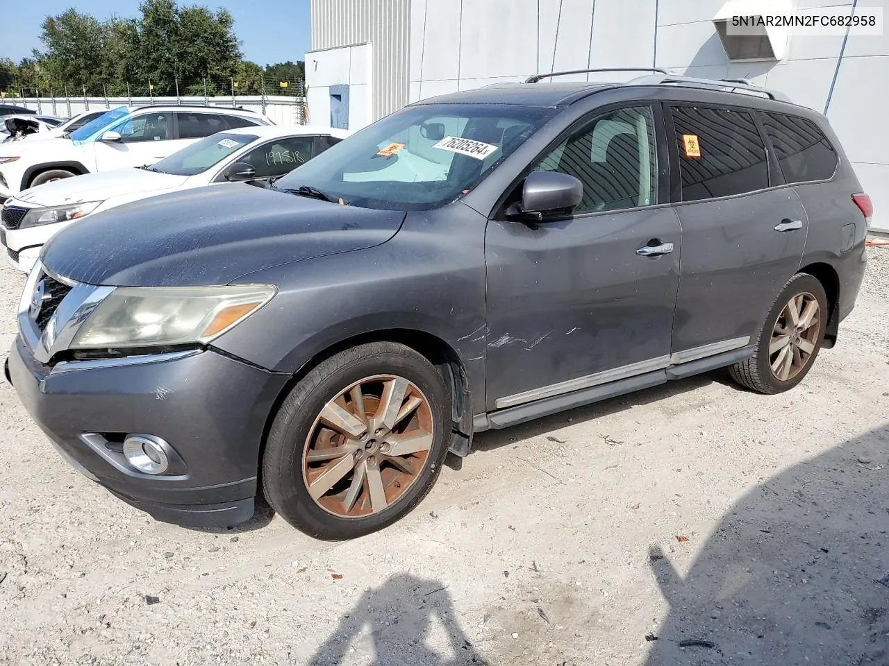 2015 Nissan Pathfinder S VIN: 5N1AR2MN2FC682958 Lot: 76205264