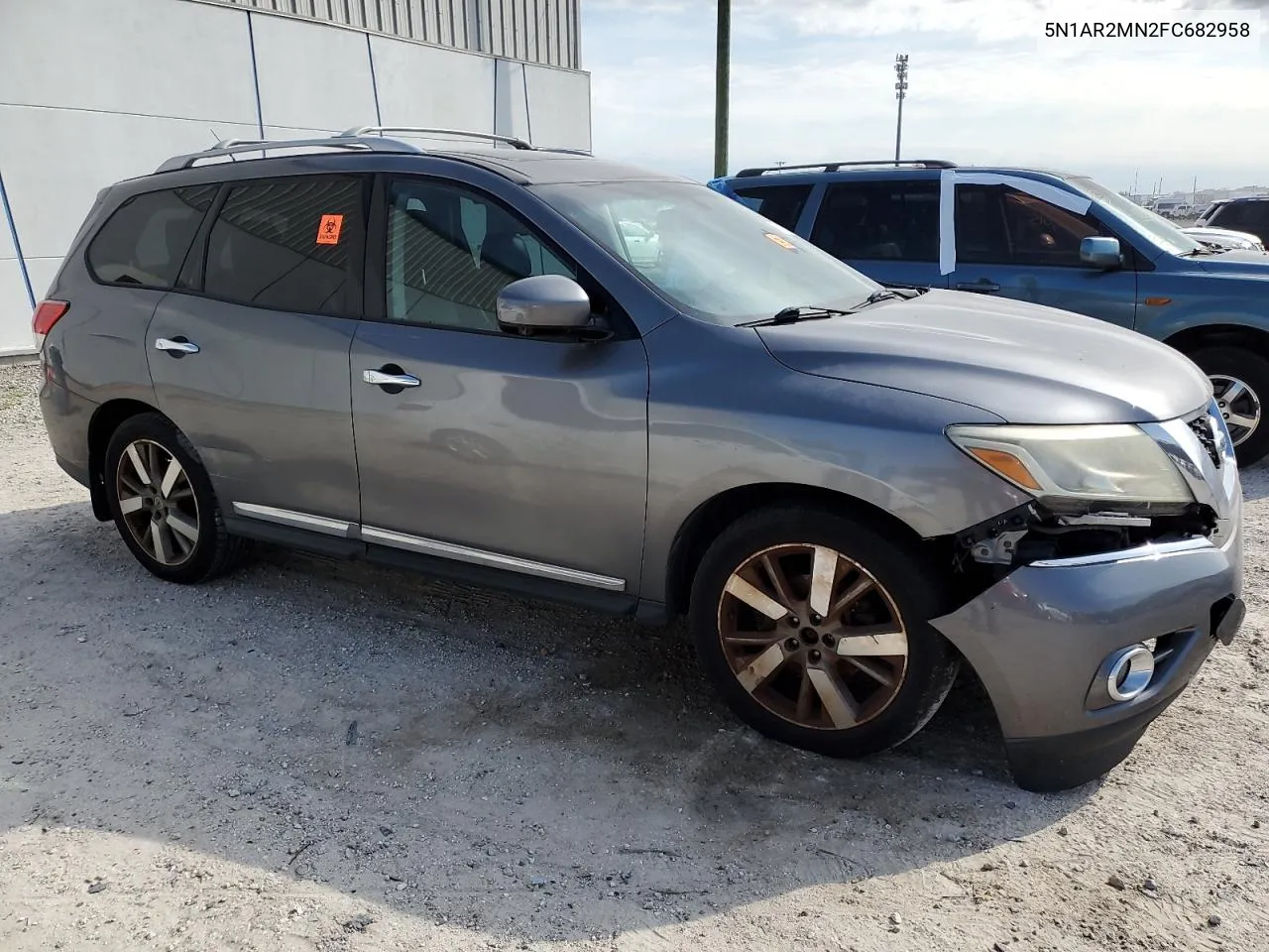 2015 Nissan Pathfinder S VIN: 5N1AR2MN2FC682958 Lot: 76205264