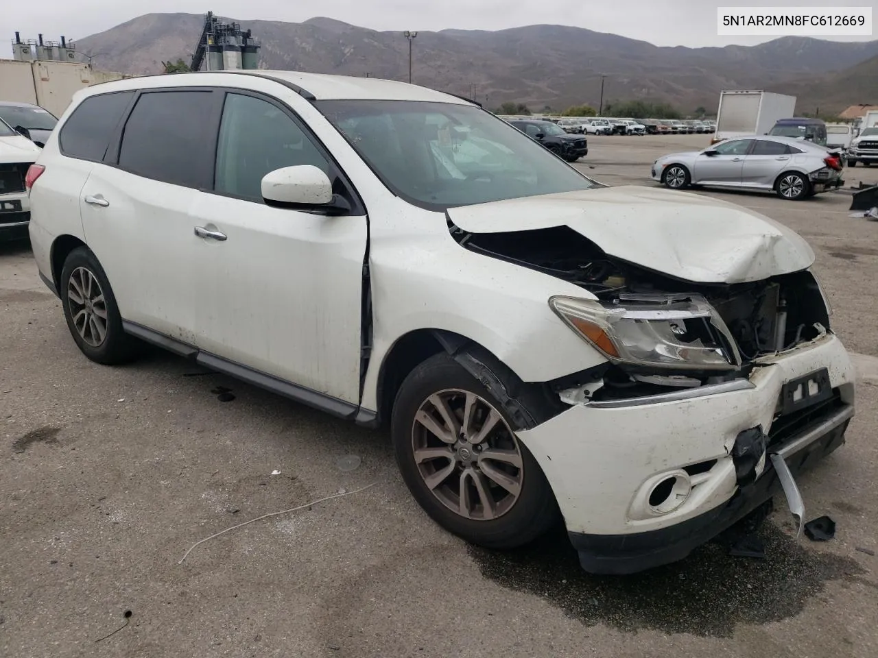 2015 Nissan Pathfinder S VIN: 5N1AR2MN8FC612669 Lot: 76274894