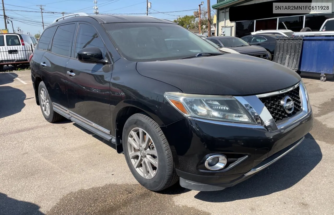 2015 Nissan Pathfinder S VIN: 5N1AR2MN1FC611928 Lot: 76550294