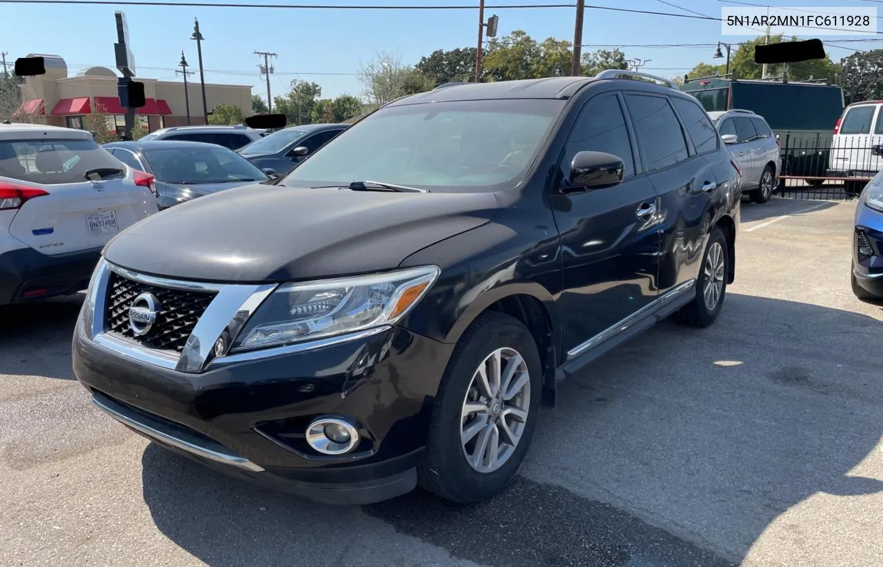 2015 Nissan Pathfinder S VIN: 5N1AR2MN1FC611928 Lot: 76550294