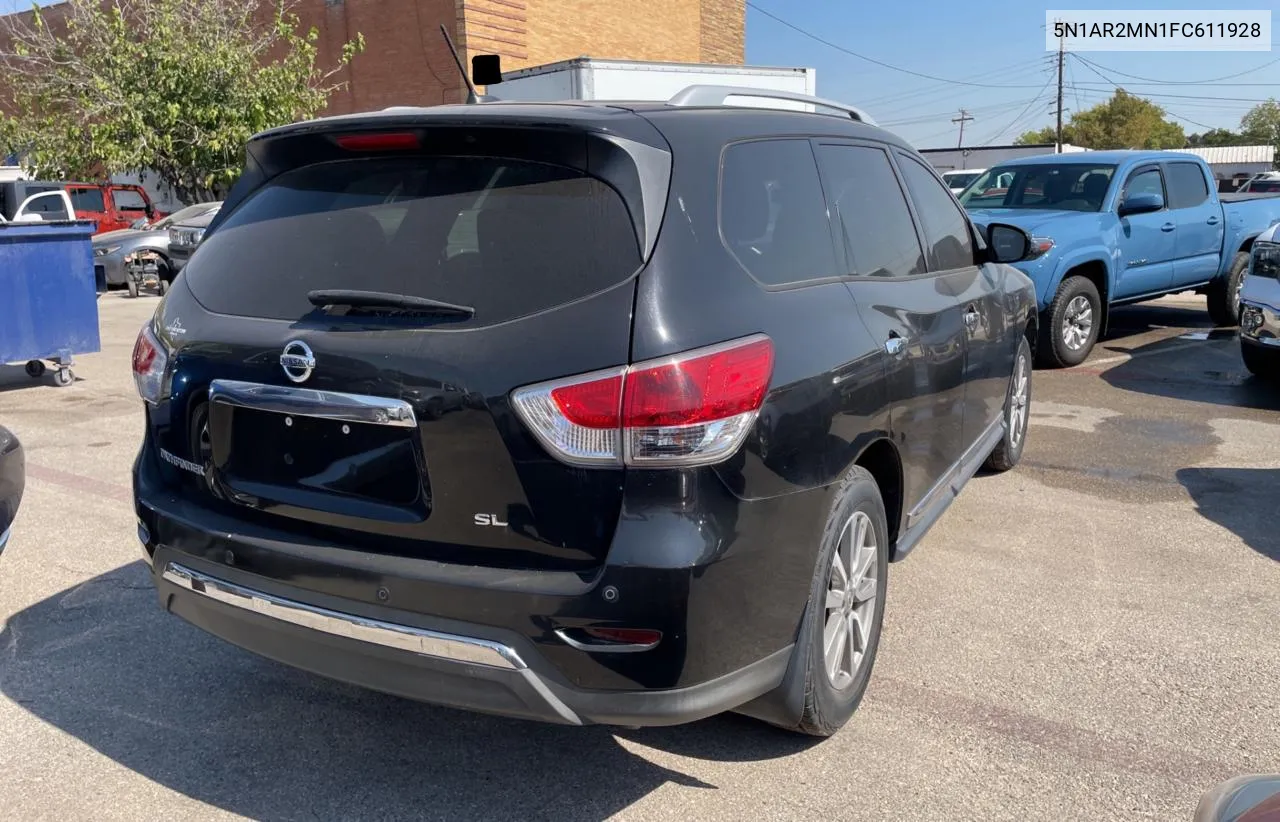 2015 Nissan Pathfinder S VIN: 5N1AR2MN1FC611928 Lot: 76550294