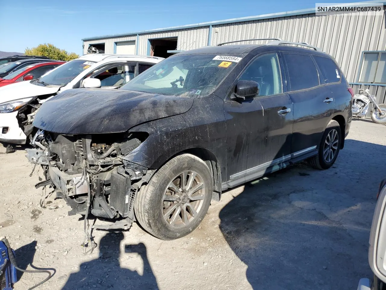 5N1AR2MM4FC687439 2015 Nissan Pathfinder S