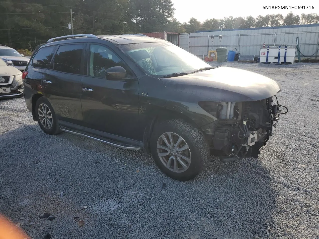 2015 Nissan Pathfinder S VIN: 5N1AR2MN1FC691716 Lot: 76751414