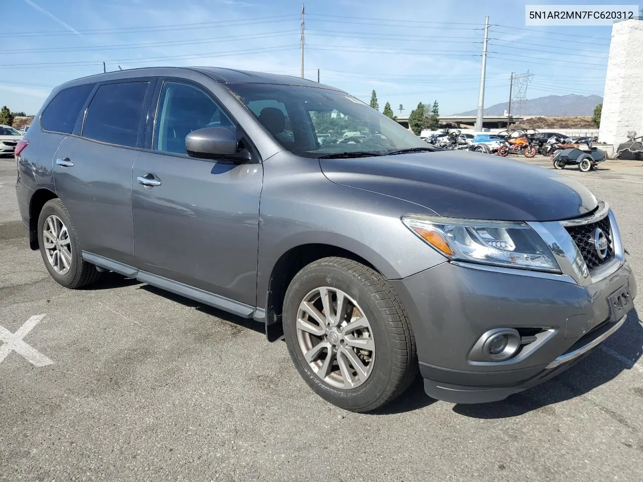 2015 Nissan Pathfinder S VIN: 5N1AR2MN7FC620312 Lot: 76912734