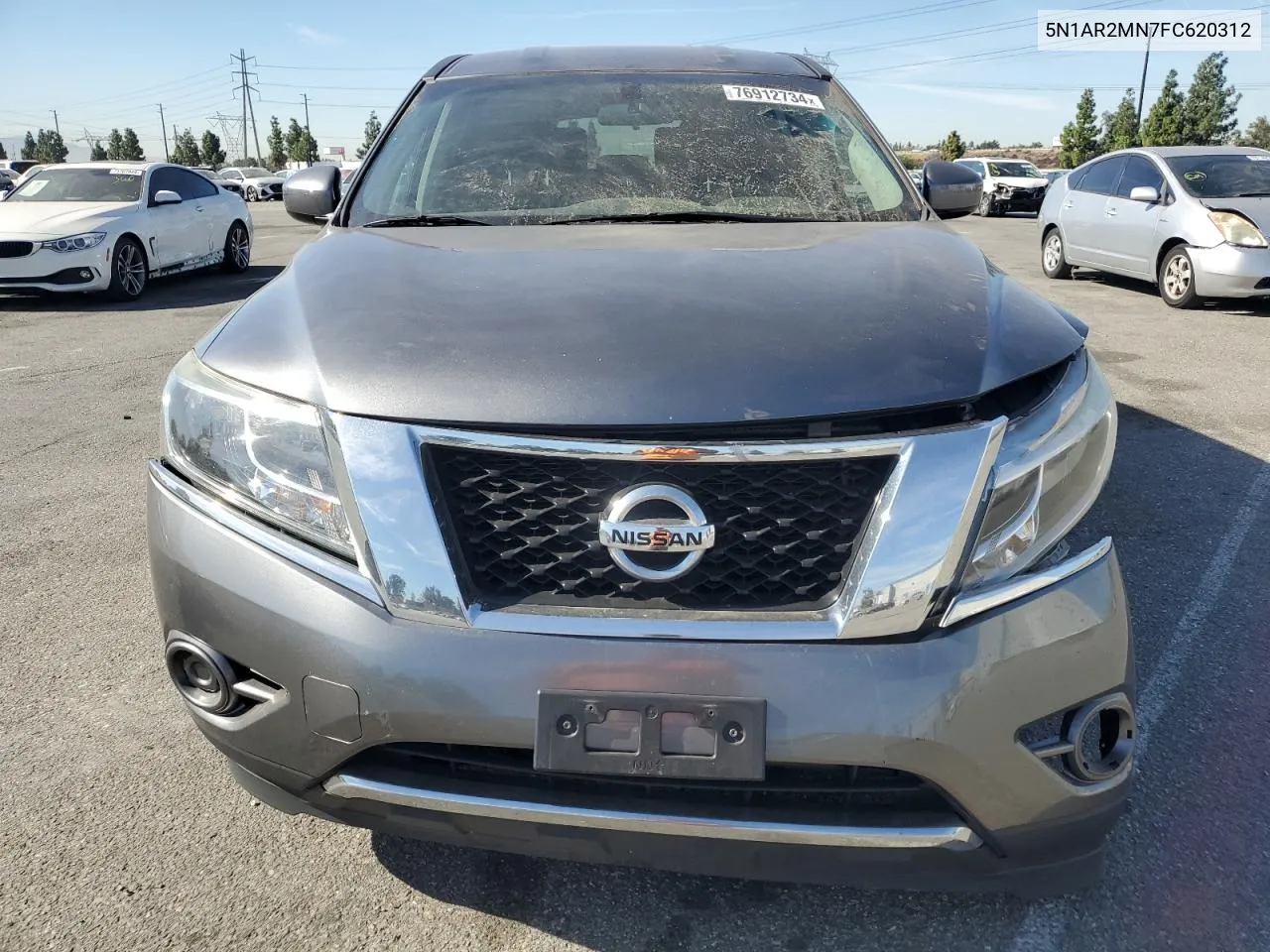 2015 Nissan Pathfinder S VIN: 5N1AR2MN7FC620312 Lot: 76912734