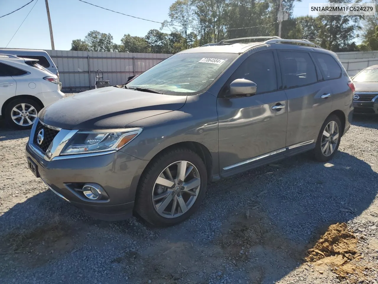 2015 Nissan Pathfinder S VIN: 5N1AR2MM1FC624279 Lot: 77064584