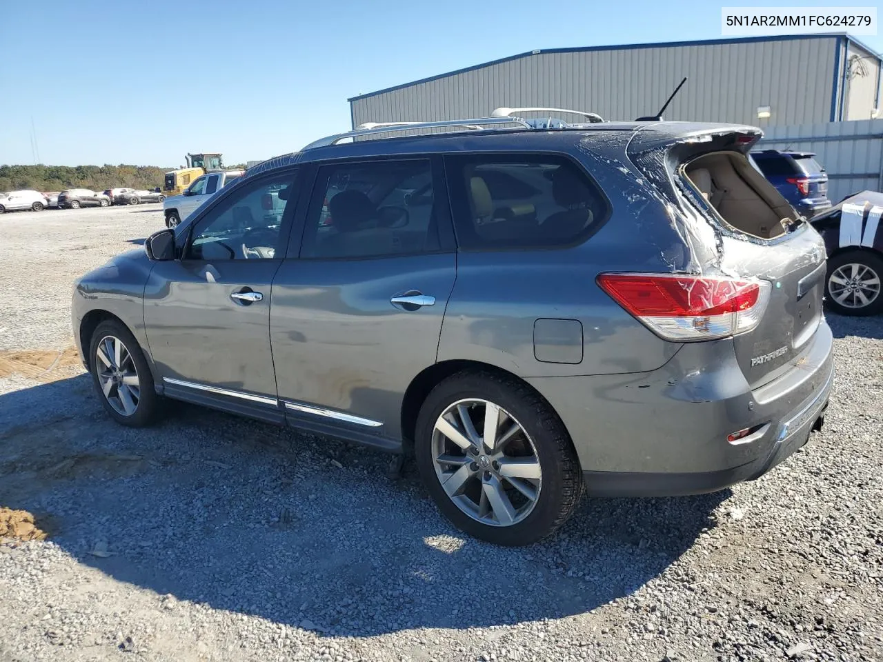 2015 Nissan Pathfinder S VIN: 5N1AR2MM1FC624279 Lot: 77064584