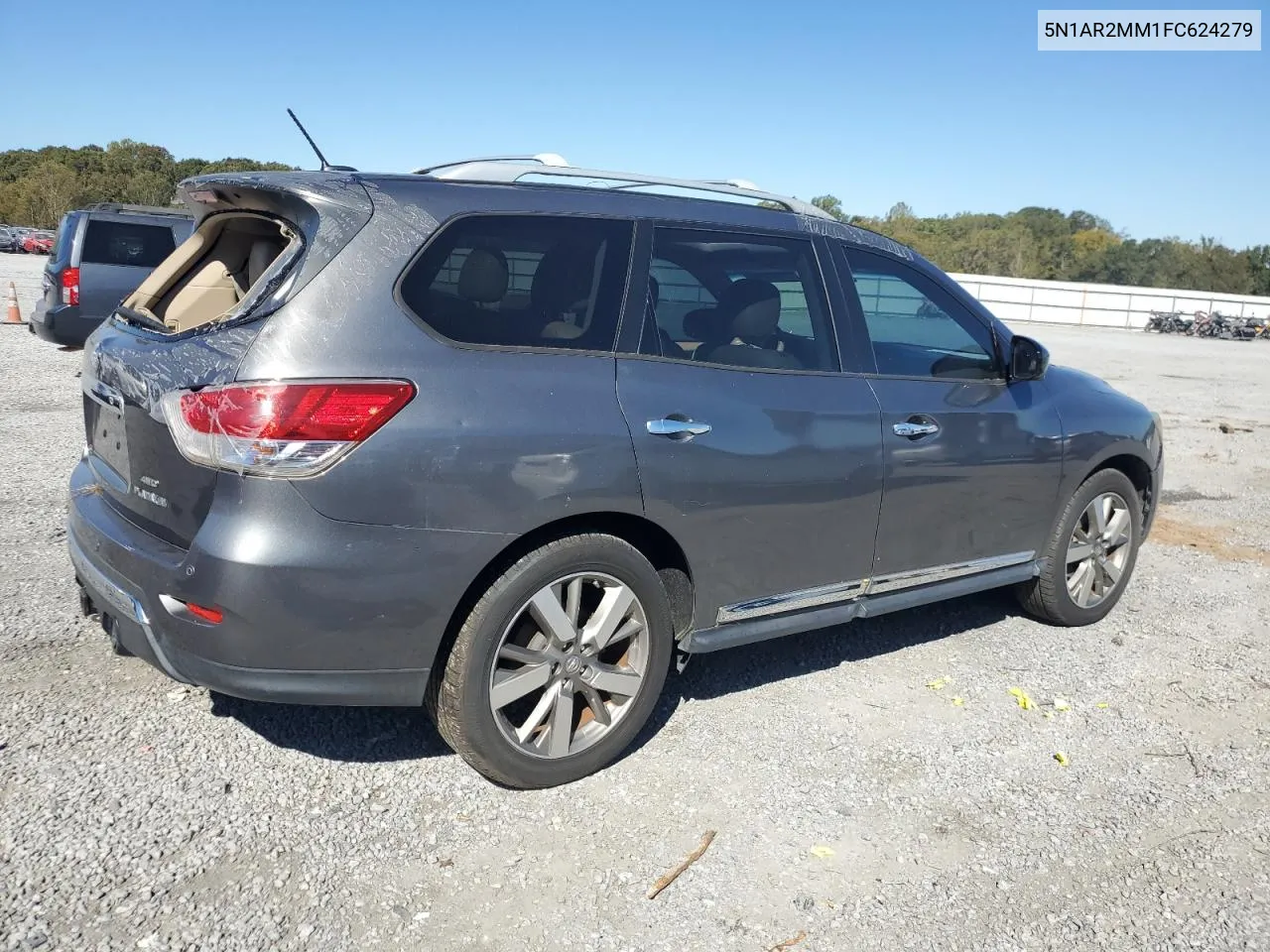 2015 Nissan Pathfinder S VIN: 5N1AR2MM1FC624279 Lot: 77064584