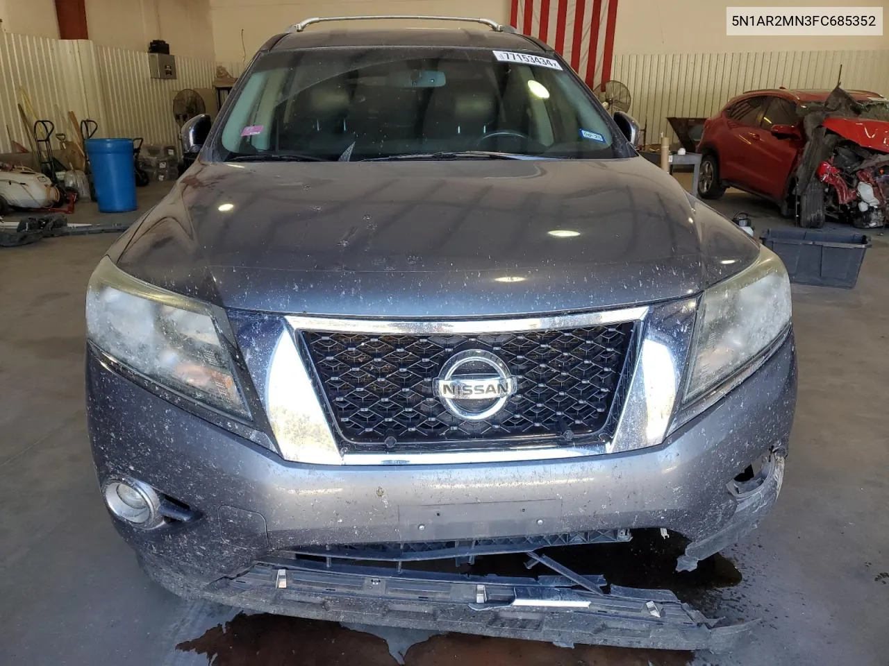 2015 Nissan Pathfinder S VIN: 5N1AR2MN3FC685352 Lot: 77153434