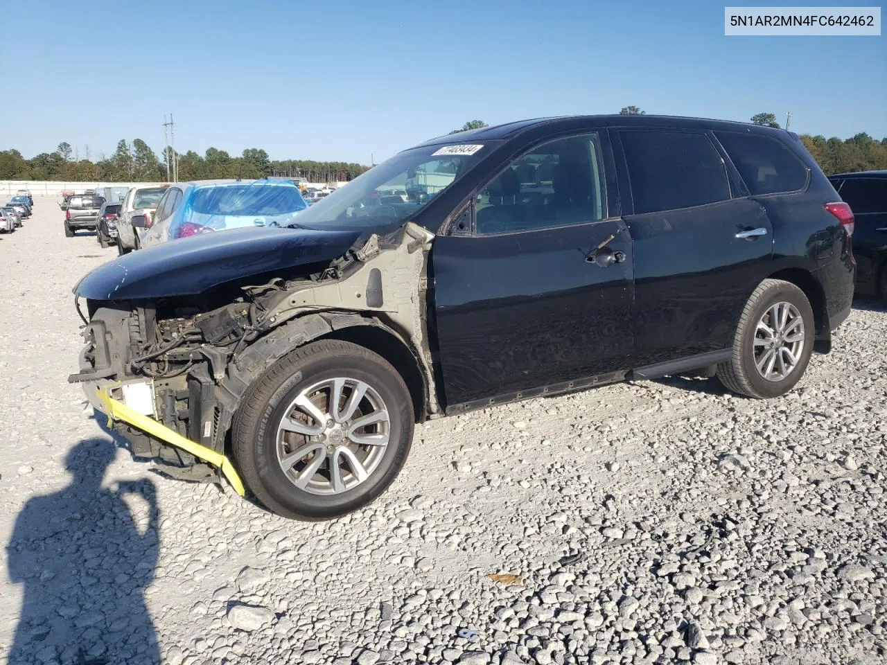 2015 Nissan Pathfinder S VIN: 5N1AR2MN4FC642462 Lot: 77403434