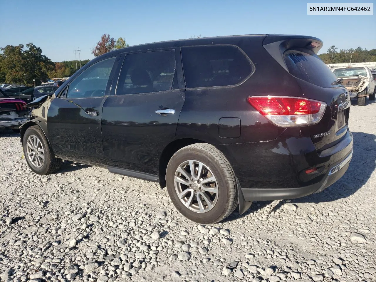 2015 Nissan Pathfinder S VIN: 5N1AR2MN4FC642462 Lot: 77403434