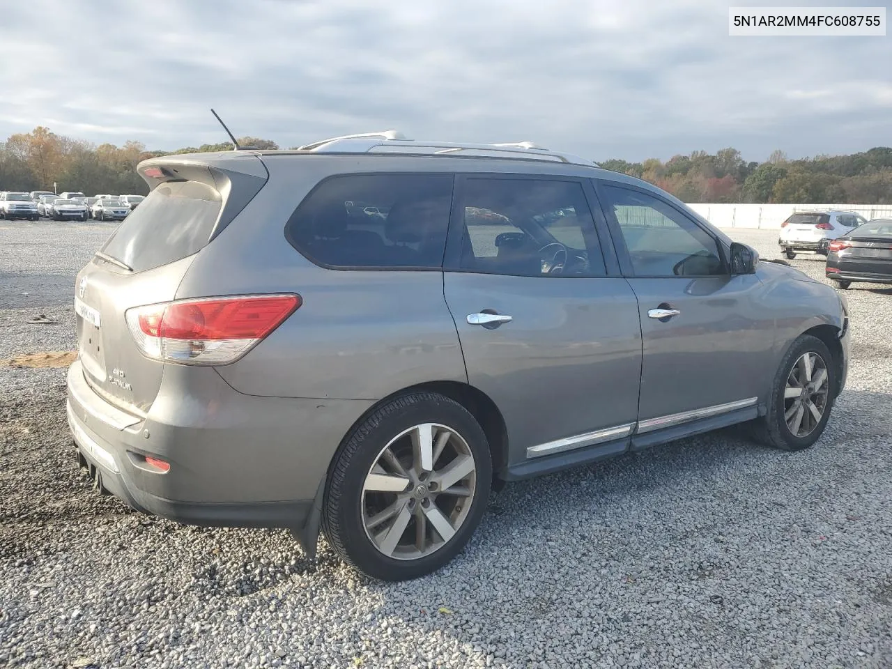 2015 Nissan Pathfinder S VIN: 5N1AR2MM4FC608755 Lot: 77539204