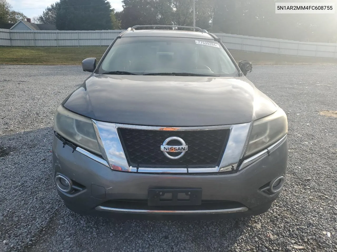 2015 Nissan Pathfinder S VIN: 5N1AR2MM4FC608755 Lot: 77539204