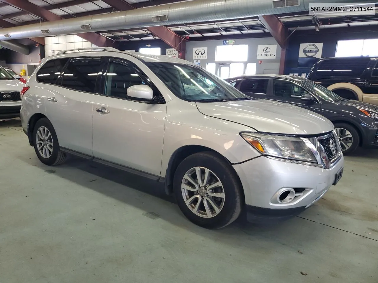 2015 Nissan Pathfinder S VIN: 5N1AR2MM2FC711544 Lot: 77603224