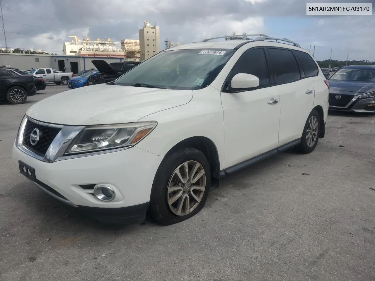 2015 Nissan Pathfinder S VIN: 5N1AR2MN1FC703170 Lot: 77626614